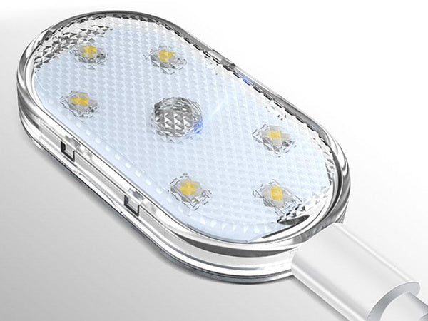 6 led lempos rgb automobilio interjero apšvietimas belaidis papildymas