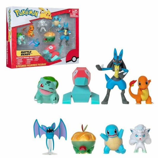 Figūrų rinkinys Pokémon JW3063 8 Dalys