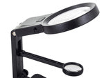 Trečiosios rankos lutteris 10 led smd lutter rankenė 25x