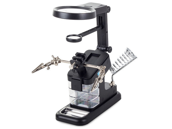Trečiosios rankos lutteris 10 led smd lutter rankenė 25x