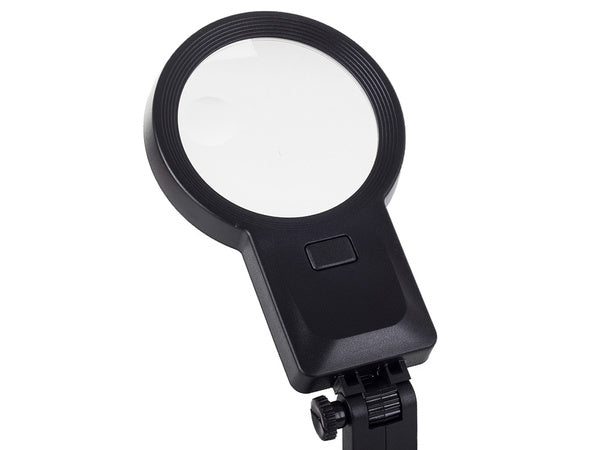 Trečiosios rankos lutteris 10 led smd lutter rankenė 25x