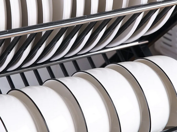 Dvigubo denio nusausinimo dėklas sulankstomas dėklas, stovintis didelis