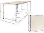 Kelioninis stalas sulankstomas sodo stalas rankena didelis 180x60 dėklas