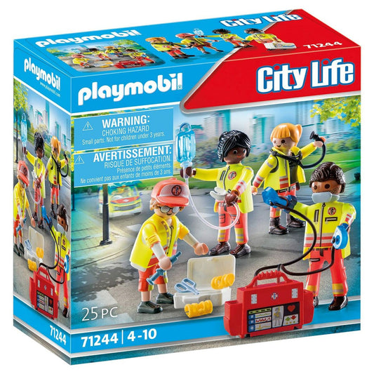 Playset Playmobil 71244 City Life Rescue Team 25 Dalys