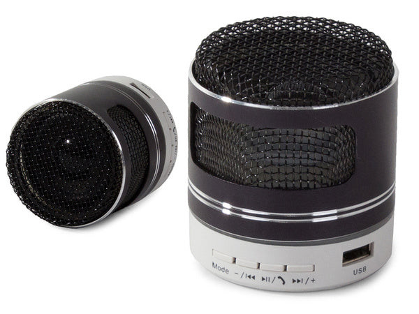 Bluetooth mini belaidis mp3 radijas fm usb microsd jungtis, Juoda, Szín, Fekete