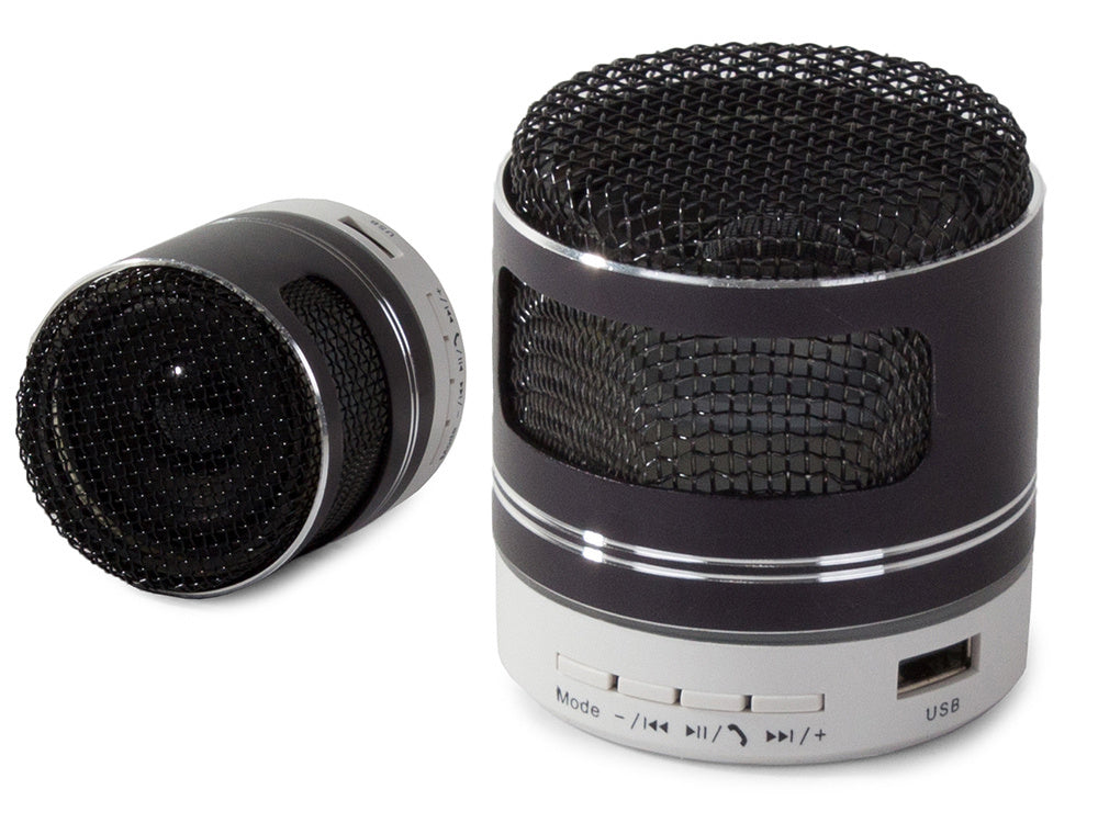 Bluetooth mini belaidis mp3 radijas fm usb microsd jungtis, Juoda, Szín, Fekete