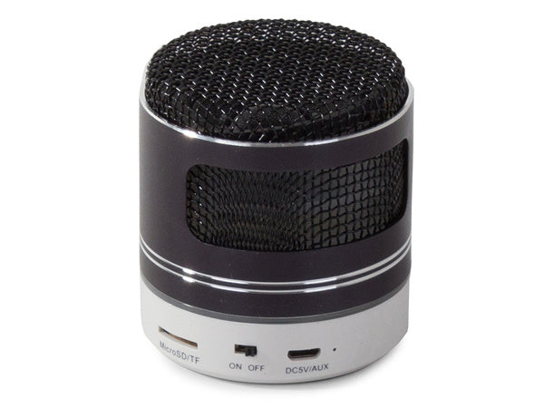 Bluetooth mini belaidis mp3 radijas fm usb microsd jungtis, Juoda, Szín, Fekete