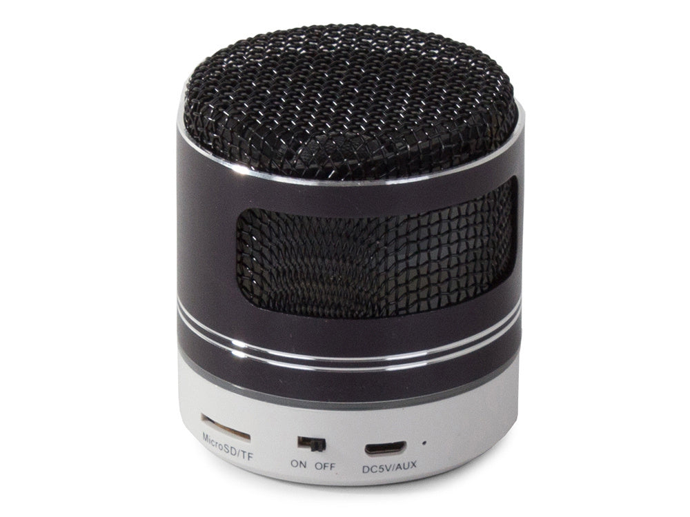 Bluetooth mini belaidis mp3 radijas fm usb microsd jungtis, Juoda, Szín, Fekete