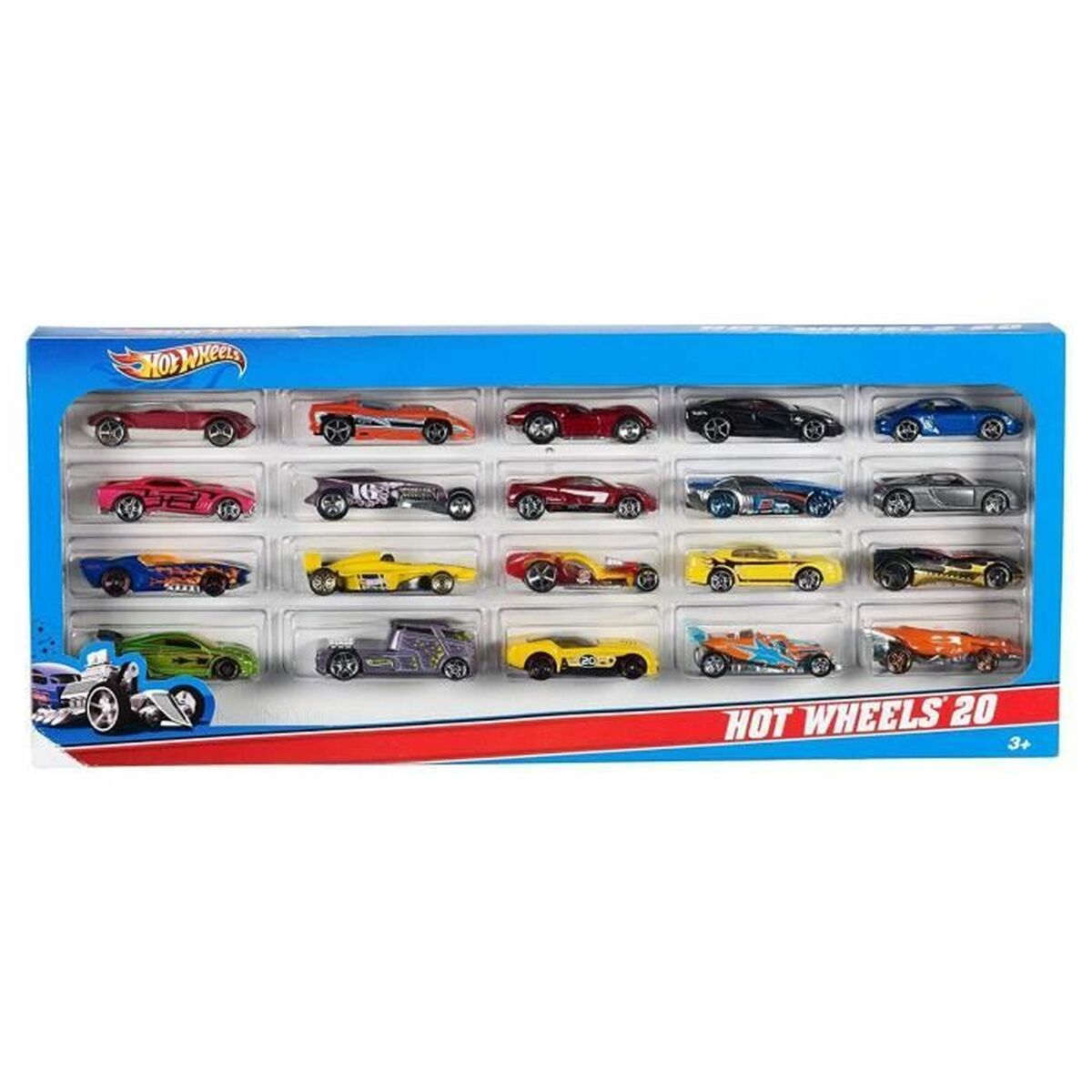 Transporto priemonių žaidimo rinkinys Hot Wheels H7045 (20 vnt.)