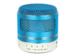 Bluetooth mini belaidis mp3 radijas fm usb microsd jungtis, Mėlyna, Szín, Kék