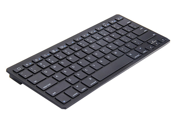 Belaidė "bluetooth" klaviatūra kompiuteriui "ipad mac" maža plona žemo profilio klaviatūra, Juoda, Szín, Fekete