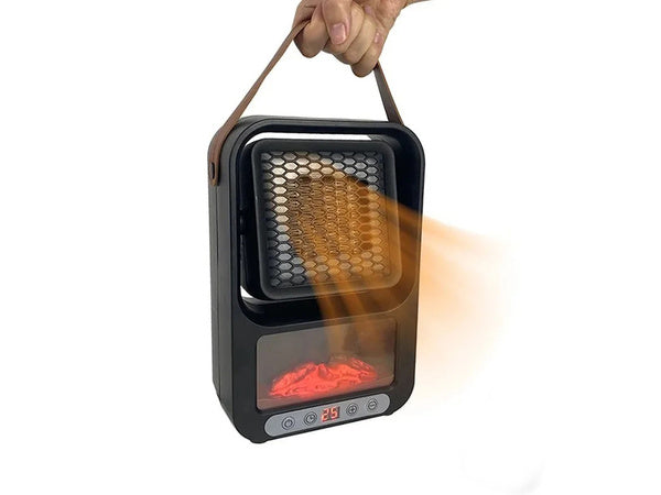 Faerlka thermo heater elektrinis šildytuvas termostatas 500w židinys tvirtas