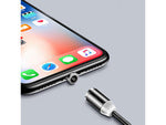 Magnetinis įkrovimo kabelis 3w1 micro typ-c usb lightning 1m, Juoda, Szín, Fekete