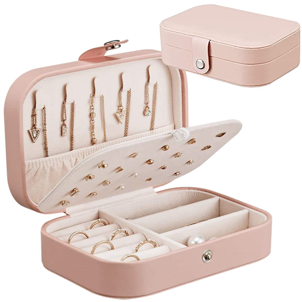 Skrynios organizatorius papuošalų dėžutė elegantiška erdvi dėžutė, Rožinė, Szín, Rózsaszín