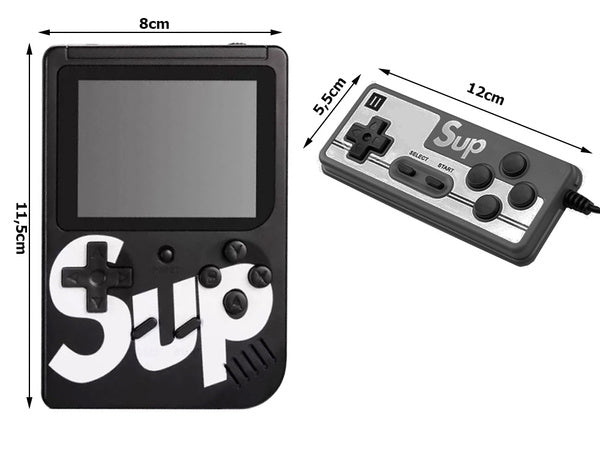 Retro mini nešiojamoji konsolė 400 žaidimų 3.0 tv žaidimų dėžutė žaidimai nuotolinio valdymo pultelis