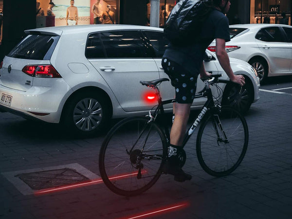 Dviračio galinis žibintas 5 vadovaujamas lazerio linijos galinis kelio žibintas
