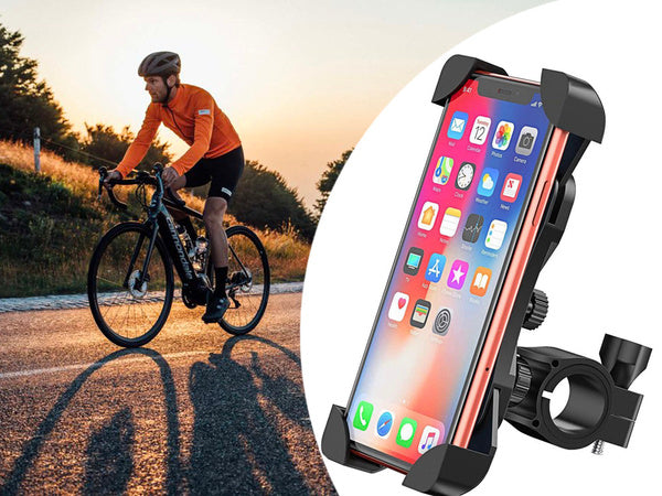 Dviračio vairas stabilus stiprus telefono laikiklis motociklo vairas 360