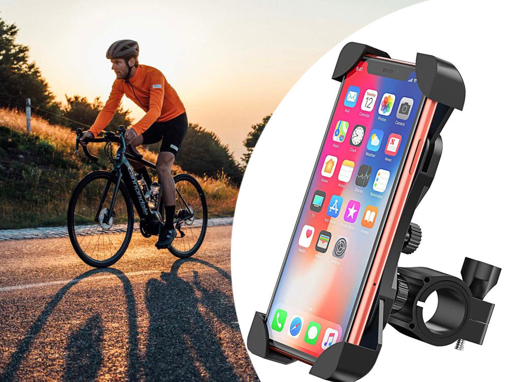 Dviračio vairas stabilus stiprus telefono laikiklis motociklo vairas 360