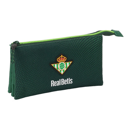 Trigubas penalas Real Betis Balompié Žalia 22 x 12 x 3 cm