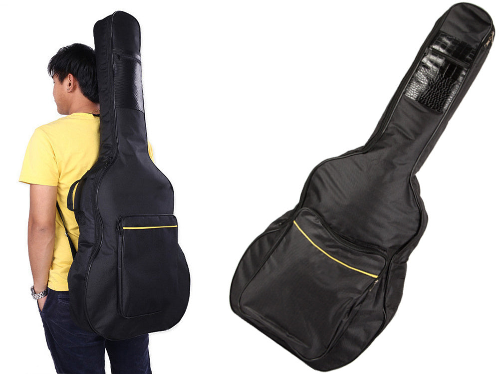 Akustinės klasikinės gitaros dėklas su kišenėmis petnešomis gitaros laikiklis
