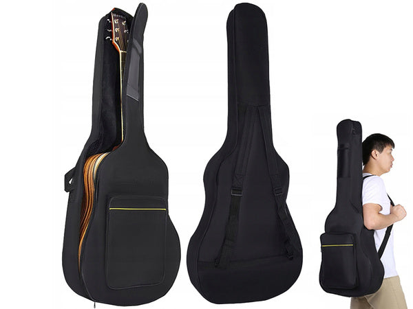 Akustinės klasikinės gitaros dėklas su kišenėmis petnešomis gitaros laikiklis