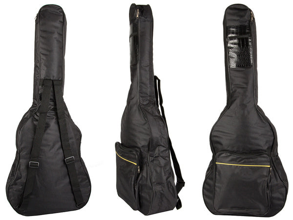 Akustinės klasikinės gitaros dėklas su kišenėmis petnešomis gitaros laikiklis
