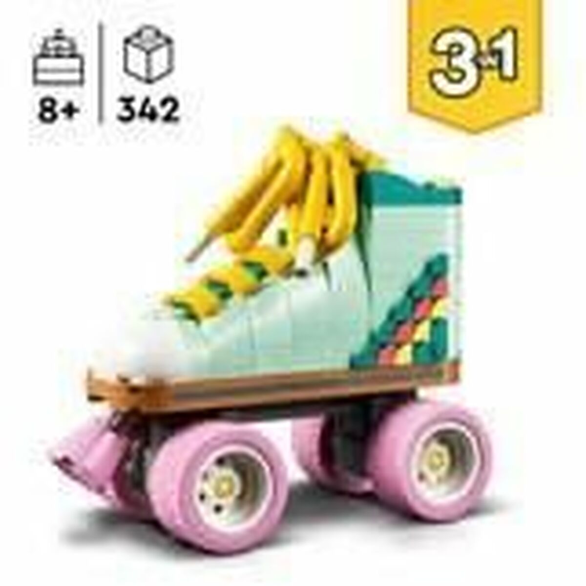 Statybos rinkinys Lego 31148 Creator 3in1 Retro Roller Skates Spalvotas