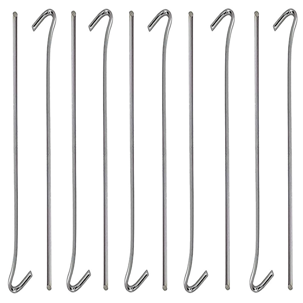 Tent piles anchor pigs steel 31cm 10vnt kabliukų ir kilpų smeigtukai