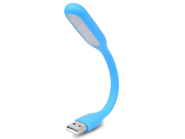 Silikono lankstus usb lempa nešiojamam kompiuteriui 6 led stiprus, Mėlyna, Szín, Kék