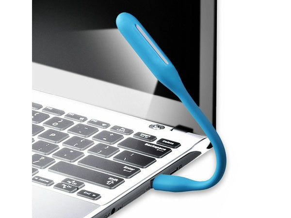 Silikono lankstus usb lempa nešiojamam kompiuteriui 6 led stiprus, Mėlyna, Szín, Kék