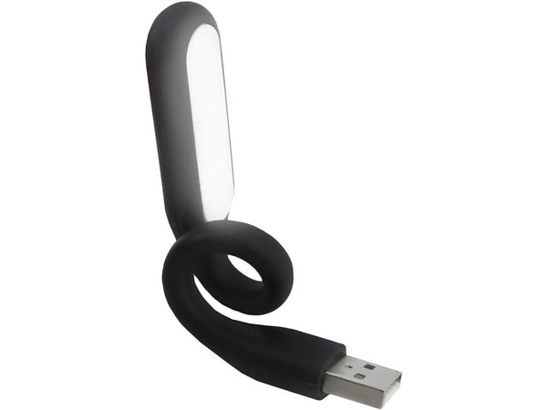 Silikono lankstus usb lempa nešiojamam kompiuteriui 6 led stiprus, Juoda, Szín, Fekete