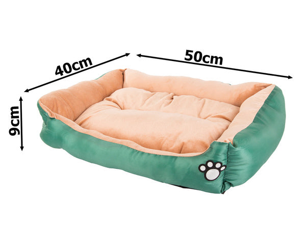 Šuns lova katės lova su pagalvėle lovytė patalynė sofa lova s, Žalia, Szín, Zöld