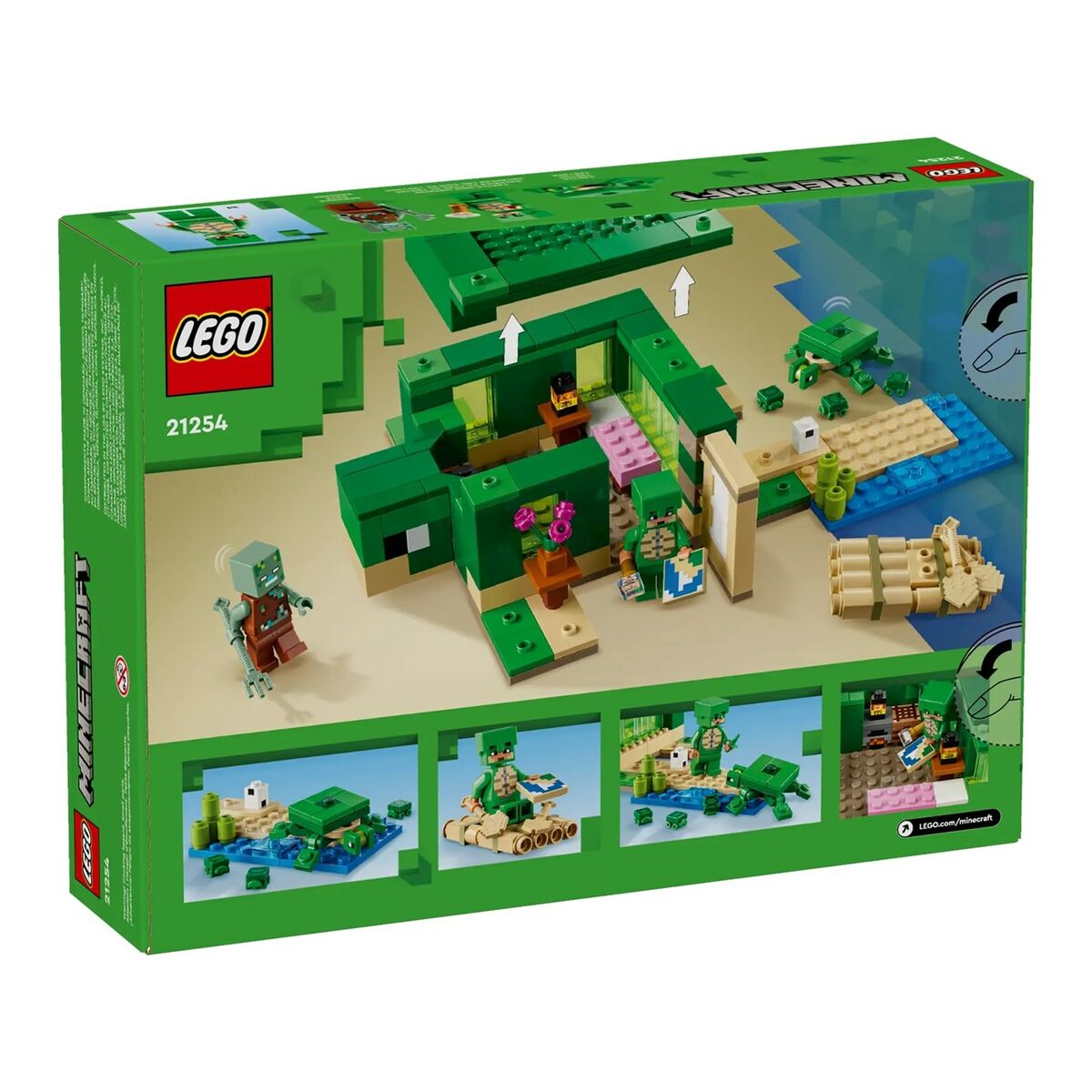 Playset Lego 21254 Minecraft Turtle Beach House