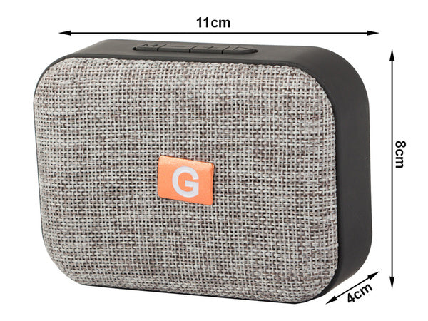 bluetooth garsiakalbis mini belaidis fm radijas usb mp3 nešiojamas basas mobilusis, Pilka, Szín, Szürke