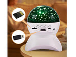 Žvaigždė projektorius naktinė šviesa žvaigždė led garsiakalbis bluetooth usb projektorius