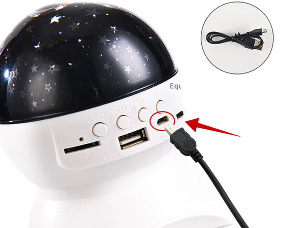 Žvaigždė projektorius naktinė šviesa žvaigždė led garsiakalbis bluetooth usb projektorius
