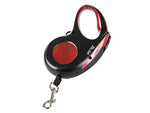 Lanyard automatinis su blokatoriumi šunims su ilga juosta 5 m 15 kg, Raudona, Szín, Piros