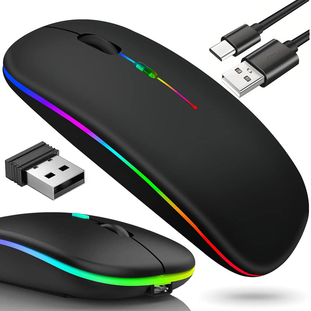 Slim 2,4 ghz bluetooth valdymo optinė pelė, skirta laptops'ams