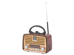Retro virtuvės mobilusis radijas fm am bluetooth usb įkraunama antena