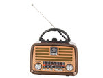 Retro virtuvės mobilusis radijas fm am bluetooth usb įkraunama antena