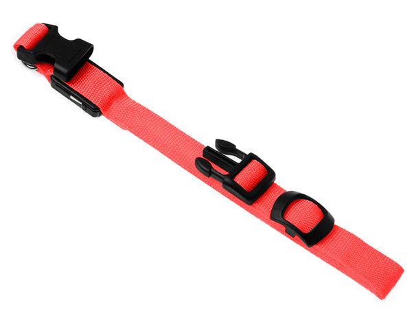 Led šviesos šviesos tamsos apylankas šuns ir katėms reguliuojamas 59cm, Raudona, Szín, Piros