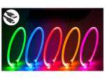 Led šviesos švytintuvas šuns ir katėms vandeniui atsparus reguliuojamas 47cm usb, Mėlyna, Szín, Kék
