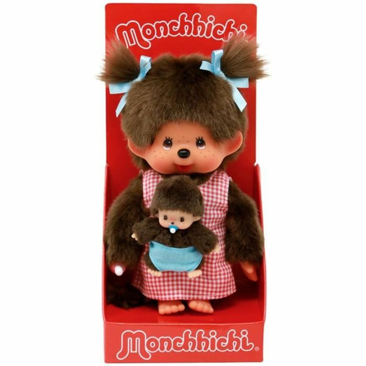 Pūkuotas žaislas Bandai Monchhichi Maman & Baby plush 20 cm