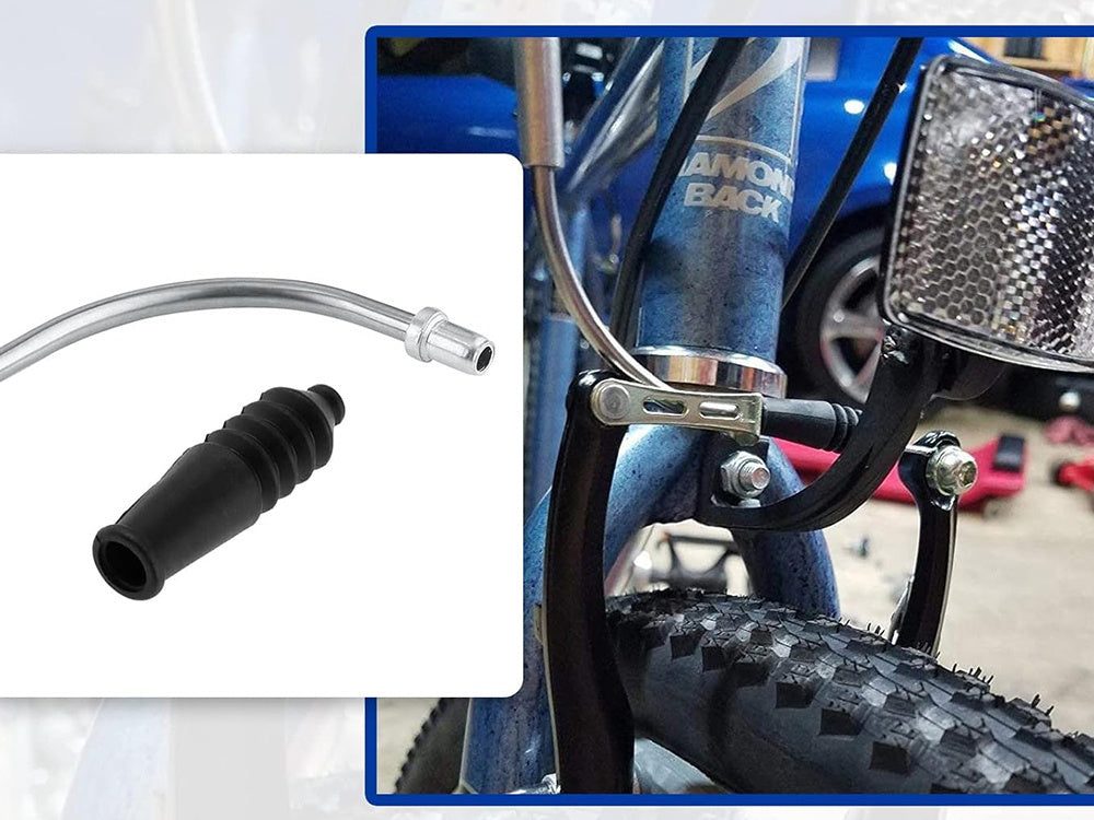 90 laipsnių vamzdelis v-brake dviračių stabdžiams su guma