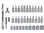 Torx tools rinkinys torx kištukiniai veržliarakčiai 5-14 mm 38 elementai