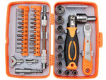 Torx tools rinkinys torx kištukiniai veržliarakčiai 5-14 mm 38 elementai