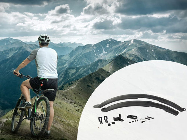 Priekiniai galiniai dviračio atšvaitai universalus 2 vnt.