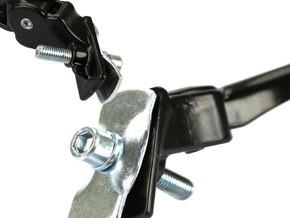 Dviračio stovo kojelė reguliuojama dviračio kojelė galinė pusė aliuminis