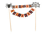 Helovino dekoracijos tortui cupcake picker topper girlianda popierius