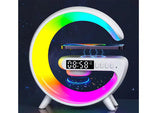 Led šviesos rgb žaidimų įkroviklis indukcijos garsiakalbis žadintuvas radijo laikrodis